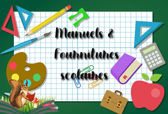 Vous trouverez dans l’espace « DocManuels & Fournitures scolaires